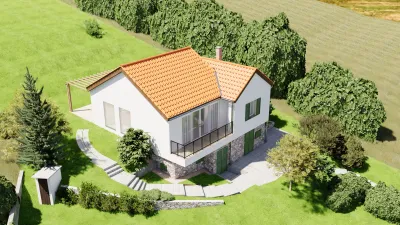 Rural Hillside Detached House