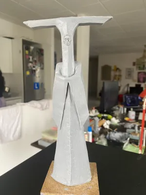 Minimalist Humanoid Art Sculpture