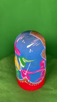 彩绘木质套娃