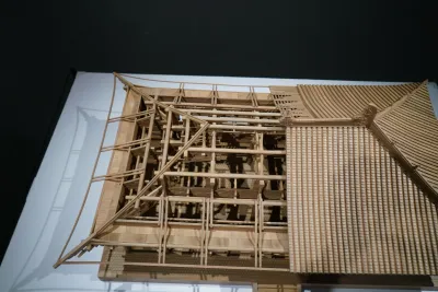 中式古建木构模型