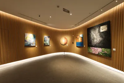 原木风艺术展厅