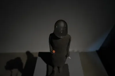 Bird-headed Human Sculpture