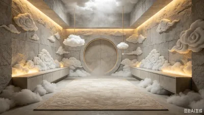 Cloud Themed Exhibition Hall