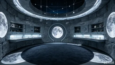 Moon Themed Exhibition Hall