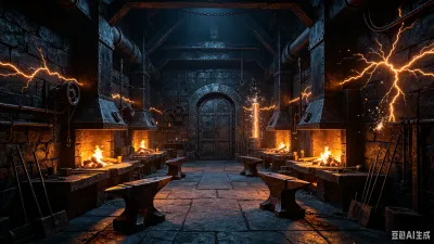 Medieval Blacksmith Workshop