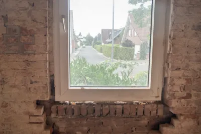Unfinished Brick Room Interior