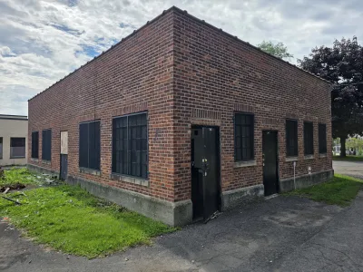 Detached Red Brick Building
