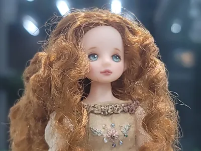 Curly Hair Doll