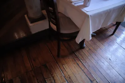 Classical Column Restaurant Interior