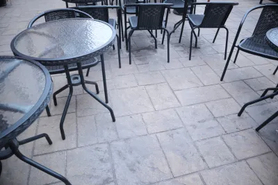 Outdoor Terrace Cafe Seating