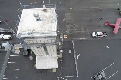 Airport Control Tower and Tarmac