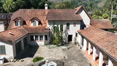 White Villa with Red Roof