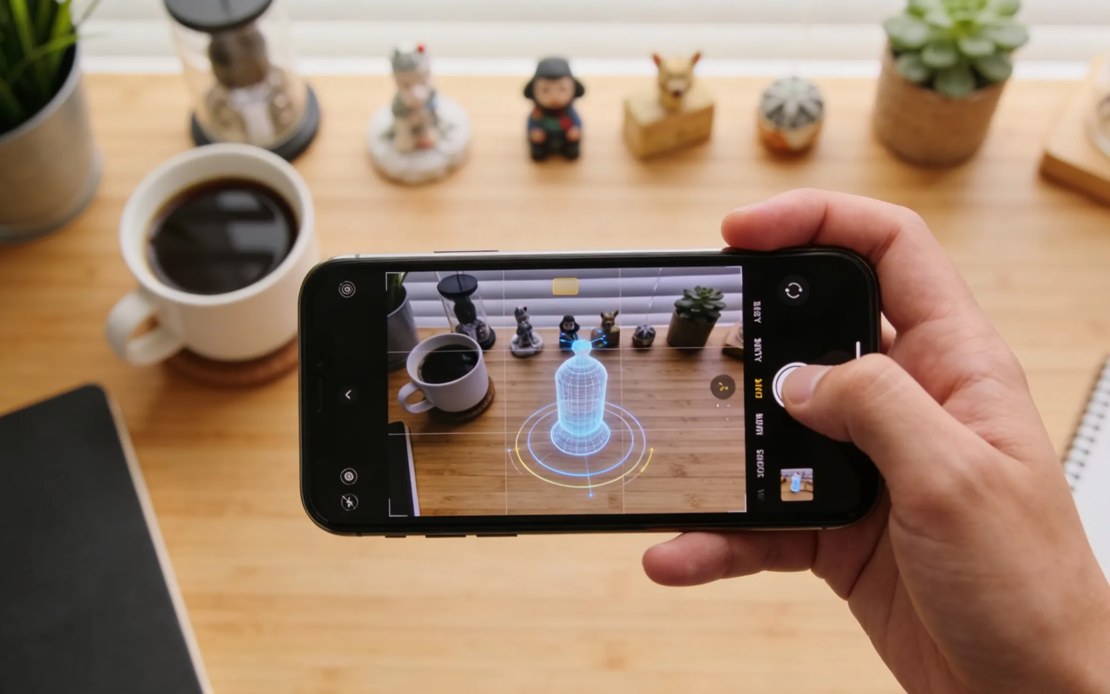 Create 3D Memory with Your Phone Illustration