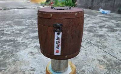 金骏眉木质茶叶桶