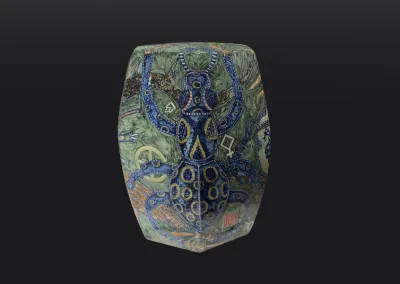 Symbol Painted Ceramic Art