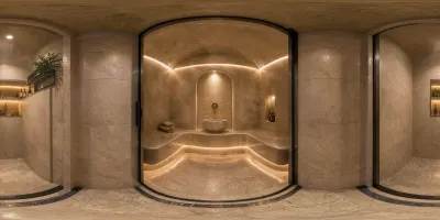 Luxury Wabi-Sabi Steam Room