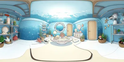 水下贝壳小屋