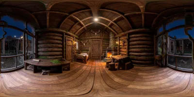 Log Cabin Interior