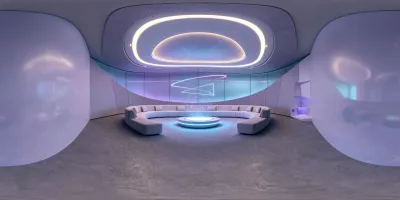 科技感环形会客区