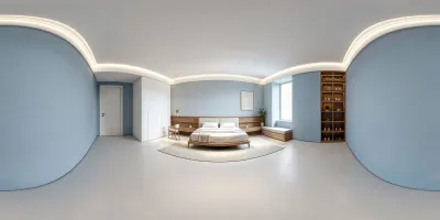 Minimalist Wooden Bedroom