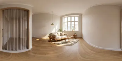 Warm Timber Living Room