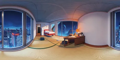 High-rise Apartment Bedroom