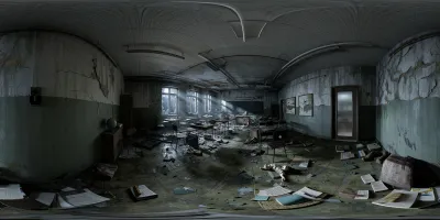 Abandoned Old Classroom